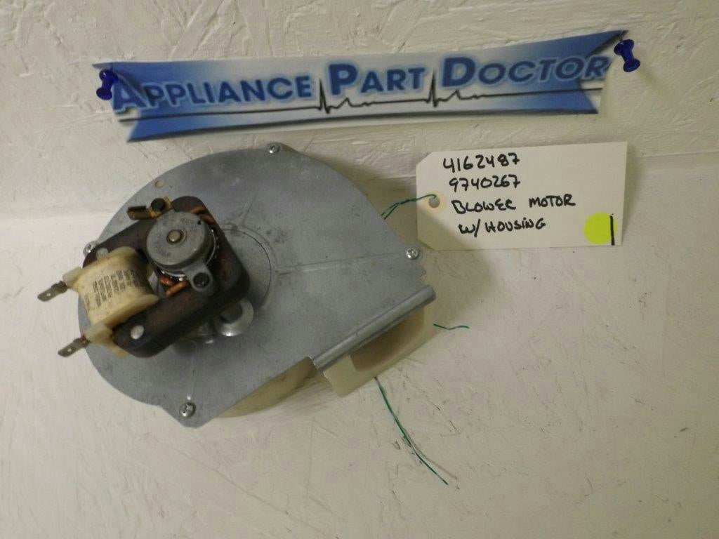 KITCHEN AID KENMORE DISHWASHER 4162487 9740267 BLOWER MOTOR & HOUSING USED KITCHEN AID KENMORE DISHWASHER 4162487 9740267 BLOWER MOTOR & HOUSING USED